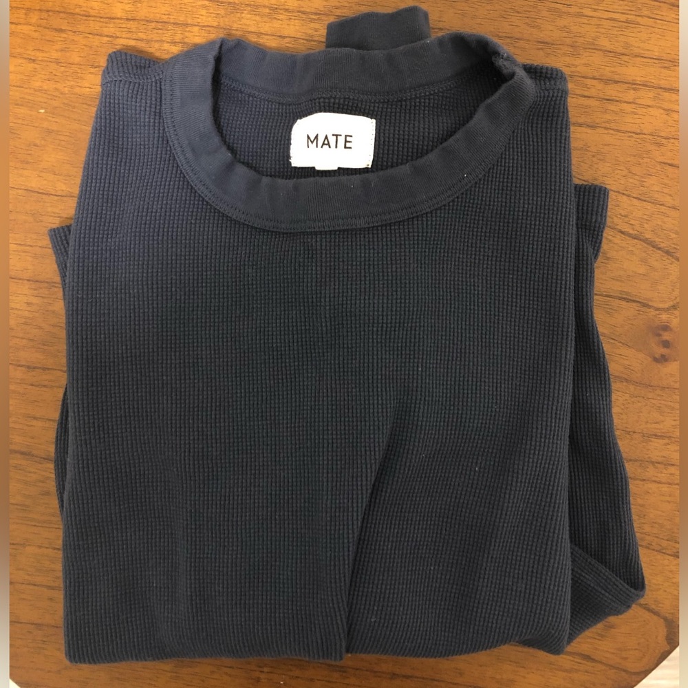 Mate the label thermal crewneck